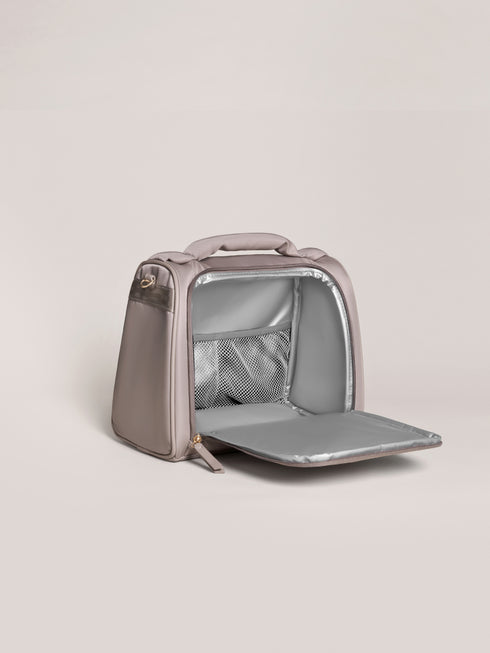 insulated-bottle-bag-taupe jujube bags at sophiasstyle.com